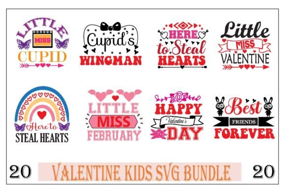 About Valentine Kids SVG Bundle