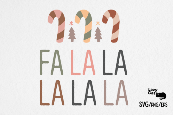 Boho Christmas Fa La La SVG PNG Review