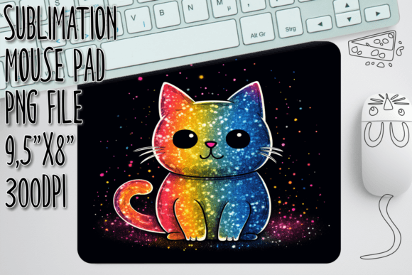 Cat's Life Illustration Mouse Pad Decor Review