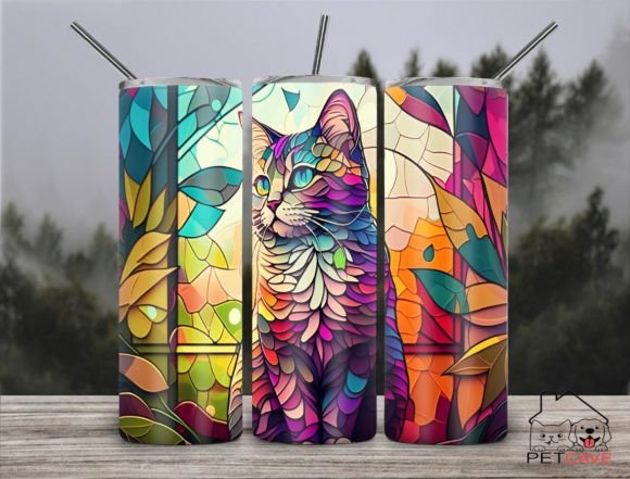 Cat Stained Glass Embroidery Design Review