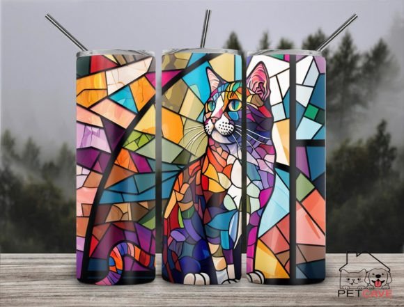 Cat Stained Glass Embroidery Design Review