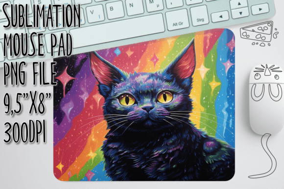 Charming Cat Adventure Mouse Pad Art Review