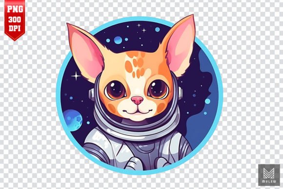 Cute Astronaut Cornish Rex Cat Clipart Review