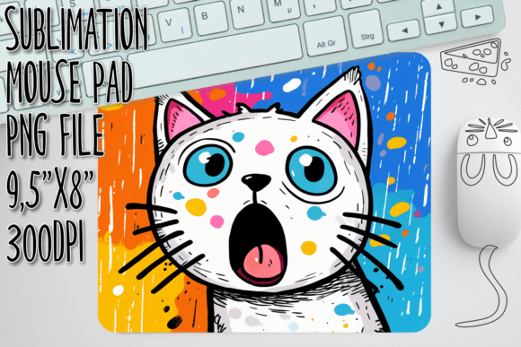 Enchanting Cat Graphics Mouse Pad Art Review
