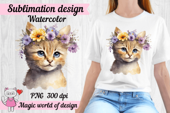 Fairytale Cat Clipart for Embroidery Projects
