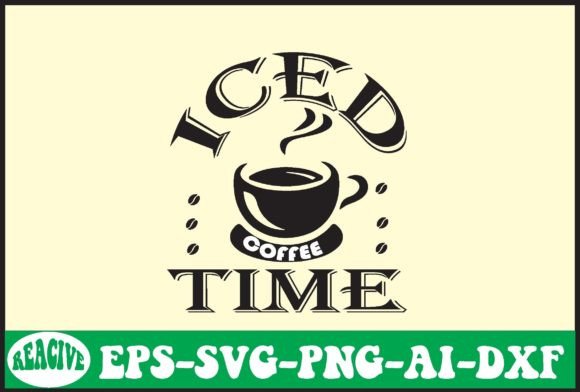 Iced Coffee Time Svg Design Review
