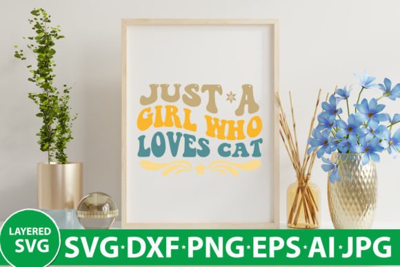 Just a Girl Who Loves Cat Retro Design Review