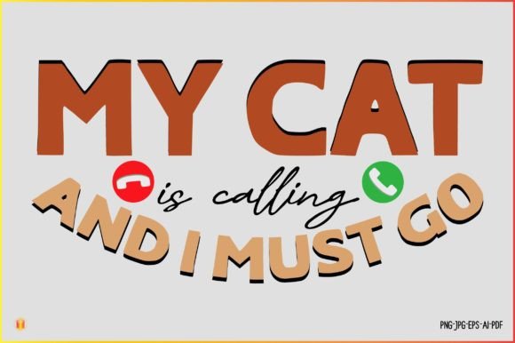 My Cat is Calling and I.... Funny Cat Embroidery Review