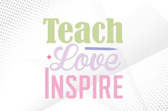 Retro Teach Love Inspire Svg Review