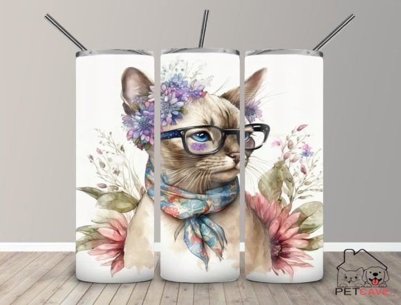 Siamese Cat Watercolor Tumbler 20 Oz Review