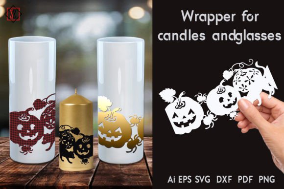 Wrapper with Pumpkin, Cat and Spiders Embroidery Design Review